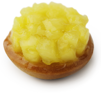 Crostatina alle mandorle e ananas