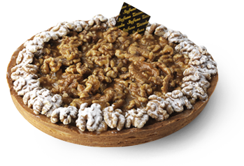 Torta noci e caramello